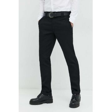 Dickies pantaloni bărbați, culoarea negru, mulata DK0A4XK8BLK1-BLACK