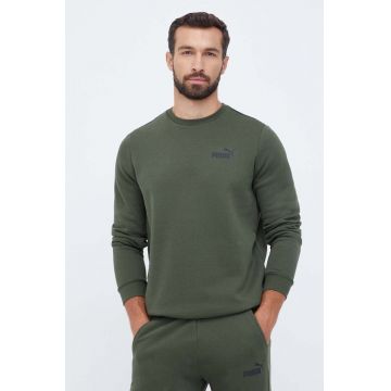 Puma bluza barbati, culoarea verde, cu imprimeu