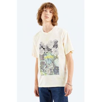 Levi's tricou din bumbac Relaxed Fit Tee Sketch culoarea bej, cu imprimeu 16143.0153-cream