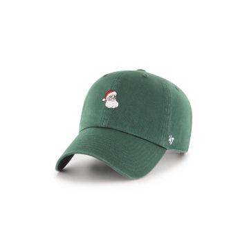 47brand șapcă din bumbac culoarea verde, cu imprimeu