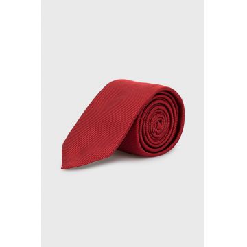 HUGO cravată de mătase culoarea roșu 50468199