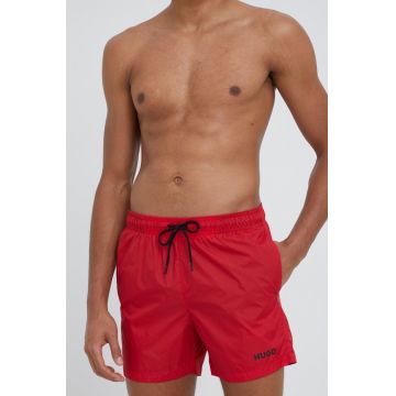 HUGO pantaloni scurți de baie culoarea roșu 50469312