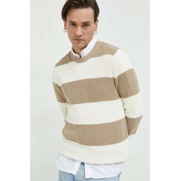 Hollister Co. pulover barbati, culoarea bej