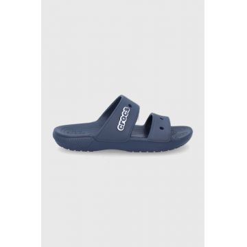 Crocs papuci Classic Sandal culoarea bleumarin 206761