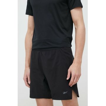 Reebok pantaloni scurți de antrenament Speed 3.0 culoarea negru