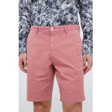 BOSS pantaloni scurți bărbați, culoarea roz 50487993