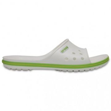 Papuci Crocs Crocband II Slide Alb - White