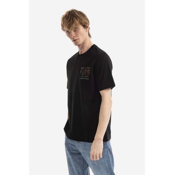 Wood Wood tricou din bumbac Bobby JC Robot T-shirt culoarea negru, cu imprimeu 12215709.2491-WHITE