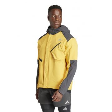 Jacheta cu model colorblock pentru alergare