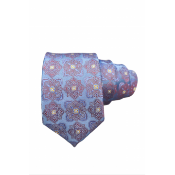 Cravata 432 bleu Massimo Clessi