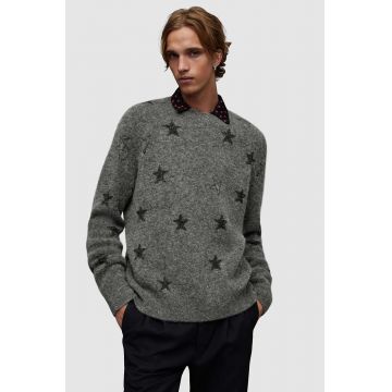 AllSaints pulover de lana Odyssey culoarea gri, călduros