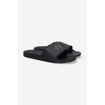 Alpha Industries papuci culoarea negru 106956.583-black