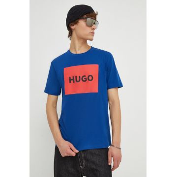 HUGO tricou din bumbac cu imprimeu 50467952