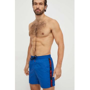 HUGO pantaloni scurți de baie culoarea bleumarin 50500973