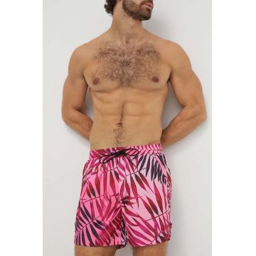 HUGO pantaloni scurți de baie culoarea roz 50510061
