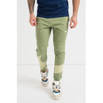 Pantaloni cu model colorblock pentru fitness