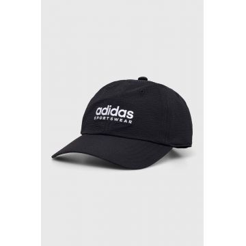 adidas șapcă culoarea negru, cu imprimeu IP6315