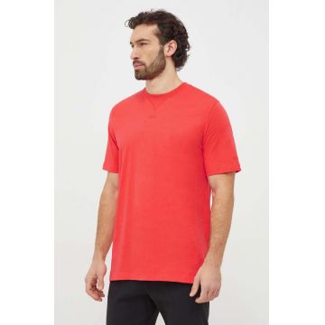 adidas tricou din bumbac bărbați, culoarea roșu, uni IR9110