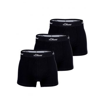 Set de boxeri cu banda elastica in talie - 3 perechi