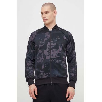 adidas Originals bluză bărbați, culoarea negru, cu imprimeu IS0252