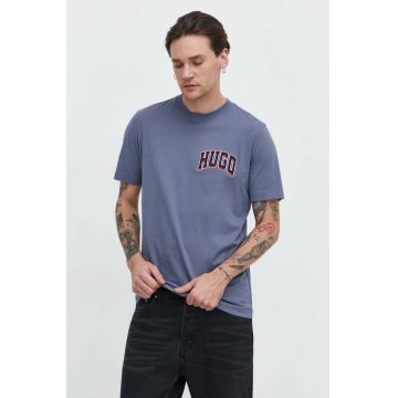 HUGO tricou din bumbac bărbați, cu imprimeu 50515067