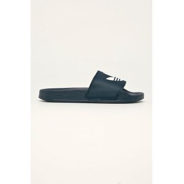 adidas Originals papuci ADILETTE LITE bărbați, culoarea bleumarin