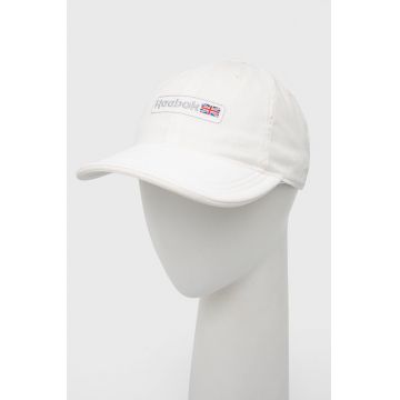 Reebok Classic șapcă culoarea alb, cu imprimeu