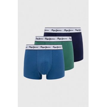 Pepe Jeans boxeri 3-pack barbati, culoarea albastru marin