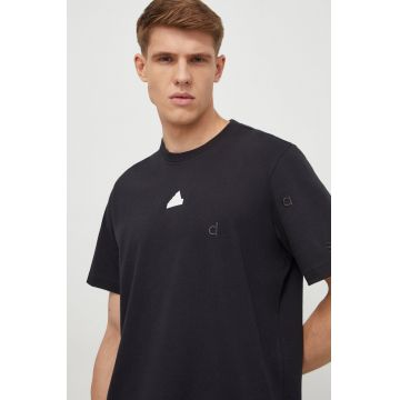 adidas tricou din bumbac bărbați, culoarea negru, cu imprimeu IP4077