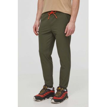 Marmot pantaloni de exterior Elche culoarea verde, neted