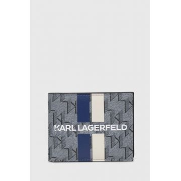 Karl Lagerfeld portofel barbati, culoarea gri