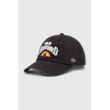 American Needle șapcă de baseball din bumbac Archive Cocktail culoarea negru, cu imprimeu, SMU714A