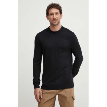 Boss Orange pulover de lana barbati, culoarea negru, light, 50501762