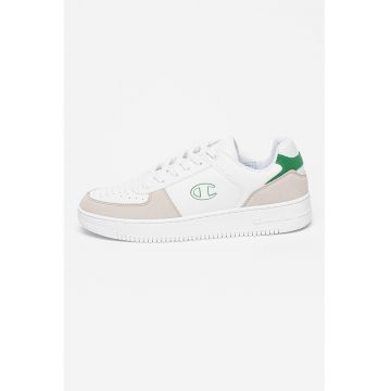 Pantofi sport din piele ecologica cu logo