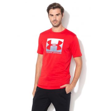 Tricou cu imprimeu logo pentru fitness Boxed