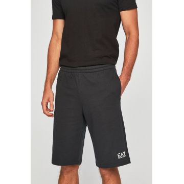 EA7 Emporio Armani Pantaloni scurți bărbați, culoarea albastru marin