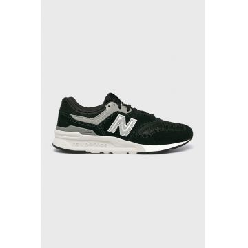 New Balance 997 Black Silver CM997HCC CM997HCC-BLACK