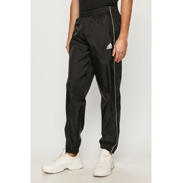 adidas Performance pantaloni de antrenament Core barbati, culoarea negru, neted