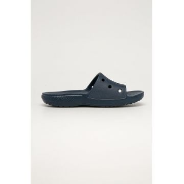 Crocs papuci Classic Slide bărbați, culoarea bleumarin 206761