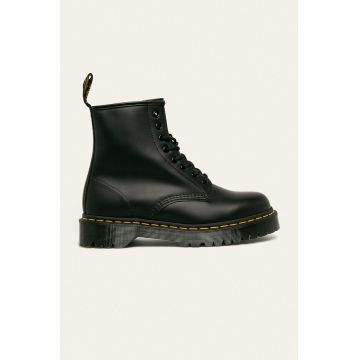 Dr. Martens bocanci de piele 1460 Bex Smooth bărbați, culoarea negru