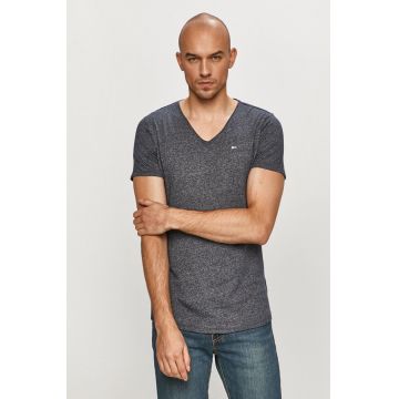 Tommy Jeans tricou barbati, melanj