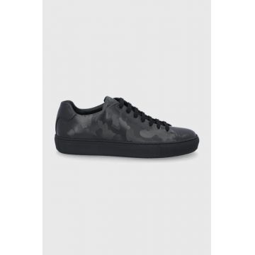 Boss Ghete de piele culoarea negru