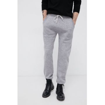 MC2 Saint Barth Pantaloni de lână bărbați, culoarea gri, material neted