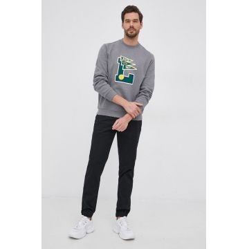 Sisley Pantaloni bărbați, culoarea negru, jogger