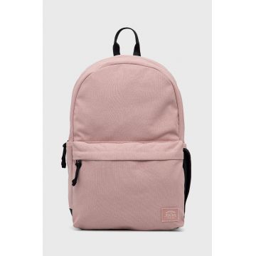 Superdry Rucsac bărbați, culoarea roz, mare, material neted