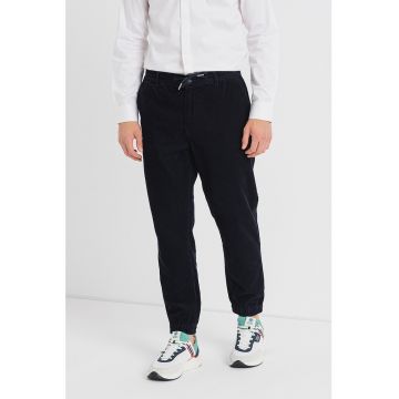 Pantaloni jogger din reiat