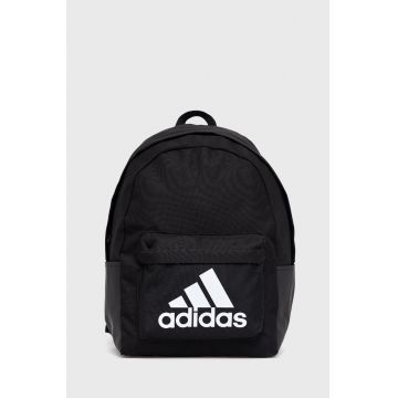 adidas rucsac culoarea negru, mare, cu imprimeu