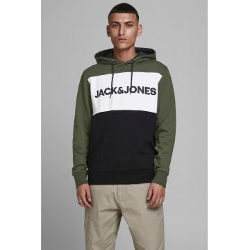 Jack & Jones - Hanorac cu model colorblock si logo