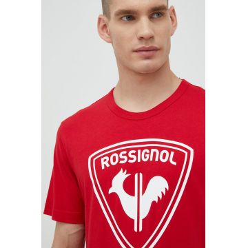 Rossignol tricou din bumbac culoarea rosu, cu imprimeu