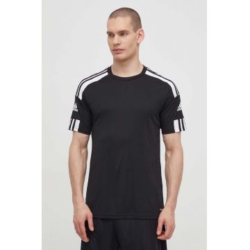 adidas Performance tricou de antrenament Squadra 21 culoarea negru, cu imprimeu GN5720